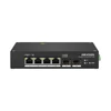 Kép 1/2 - HIKVISION DS-3T0506HP 6 portos ipari Gbit PoE switch ; 3 PoE+ / 1 HiPoE+ / 2 SFP uplink port; nem me