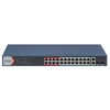 Kép 1/2 - HIKVISION DS-3E1326P-EI (B) 26 portos PoE switch ; 24 PoE + 2 kombinált uplink port; smart menedzsel