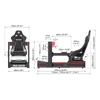 Kép 3/4 - TRAK RACER TR1602S-BLK-PART1 Szimulátor cockpit - TR160S