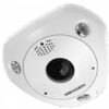 Kép 2/2 - HIKVISION DS-2CD6365G0-IVS 6 MP 360° vandálbiztos IR Smart IP fisheye kamera; hang I/O; riasztás I/O