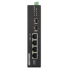 Kép 1/2 - HIKVISION DS-3T0506HP-E/HS Din sines, Gigabit POE Switch, 60W, +2port