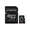 Kép 1/2 - KINGSTON SDCS2/128GB 128GB micro SD kártya; microSDXC; Class 10 UHS-I; adapterrel