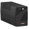 Kép 1/2 - Hikvision DS-UPS1000-R Szünetmentes tápegység;1000 VA/600 W; beépített akkumulátor 12V/9Ah;2dbSchuko