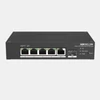 Kép 1/2 - HIKVISION DS-3T1306P-SI/HS 6 portos ipari 10/100 PoE switch ; 4 PoE+ / 1 RJ45 + 1 SFP uplink port; m