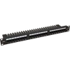 Kép 1/2 - PULSAR RP-U24V5 19" patch panel; 24 port; cat5e; árnyékolatlan; tehermentesítővel; 90 fokos modulok