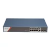 Kép 2/2 - HIKVISION DS-3E1512HP-SI-8P2T2F 12 portos Gbit PoE switch ;4 PoE+4 HiPoE+2 SFP uplink port+2 RJ45 Up