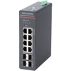Kép 1/2 - HIKVISION DS-3T1512HP-SI-8P4FKIT(240W) 12 portos ipari Gbit PoE switch ; 8 PoE+ / 4 SFP uplink; mene