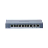Kép 1/2 - HIKVISION DS-3E0310HP-E (C) 10 portos PoE switch ; 2 HiPoE + 6 PoE+; + 2 uplink port; nem menedzselh