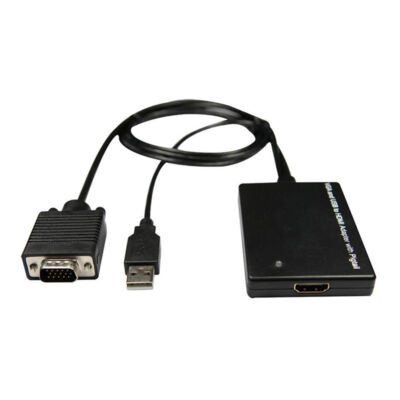 VACONVGAHDMI-L VGA - HDMI converter, lengőkábeles