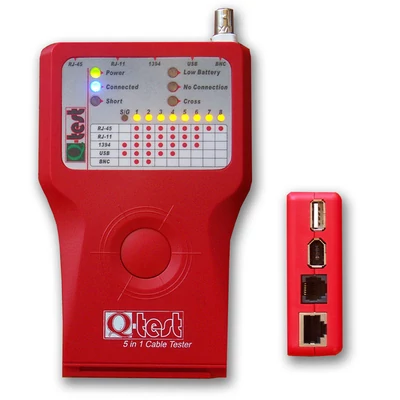UTM0516 UTP TESZTER+USB+RJ11+FIRE-WIRE+BNC