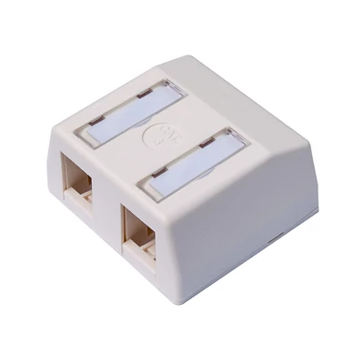 UTF0210 üres keystone falidoboz 2 port