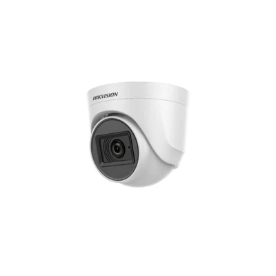 HIKVISION DS-2CE76D0T-ITPFS(2.8mm) Analóg HD, Turret kamera, 2 MP, Fix objektív, Value, műanyag, 4 in 1, mikrofon, 20m Fehér LED