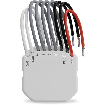SATEL ARC-200 ABAX2 vezeték nélküli RGBW LED vezérlő; 2 vezérlő bemenet; 12-48 VDC