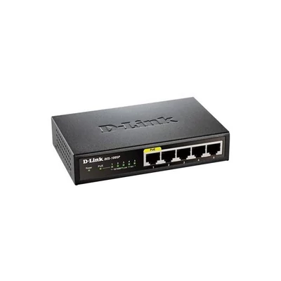 D-LINK DES-1005P 5-Port Fast Ethernet PoE Desktop Switch