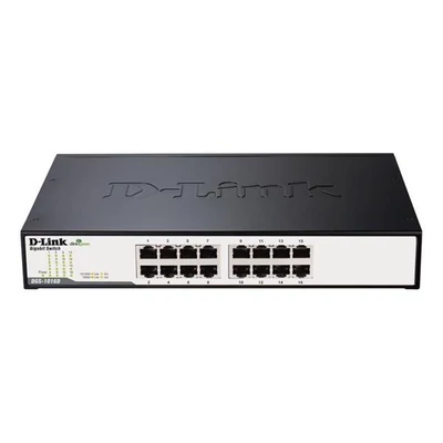 D-LINK DGS-1016D 16-port 10/100/1000 Gigabit Desktop Switch