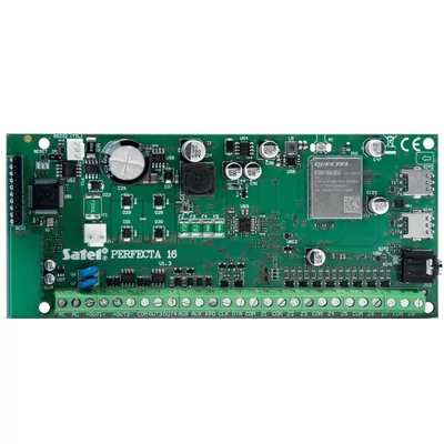 SATEL PERFECTA 16 LTE Riasztóközpont alaplap; 8-16 zóna; 4G/2G