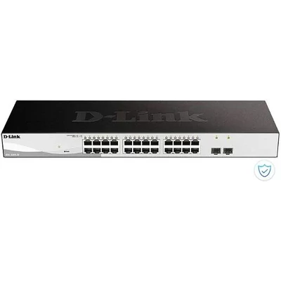 D-LINK DGS-1210-26 26-port 10/100/1000 Gigabit Smart Switch including 2 1000BaseT/SFP