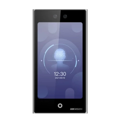 HIKVISION DS-K1T673DX 7 LCD arcfelismerő beléptető vezérlő terminál; Mifare/Felica/DESfire kártyaolv