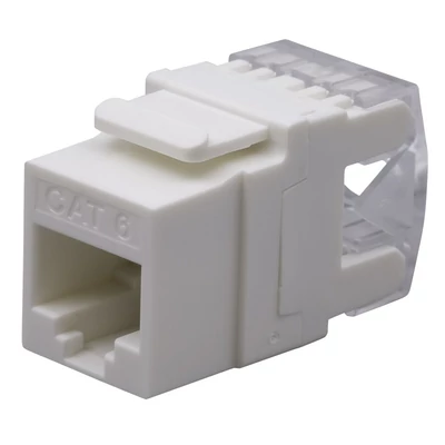 NESTRON NPN-KEY-1C6U-180C Keystone UTP csatlakozó; Cat6; 180°; dual IDC