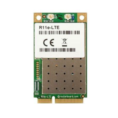 MIKROTIK R11e-LTE 2G/3G/4G/LTE miniPCi-e card with 2 x u.FL connectors for bands 1/2/3/5/7/8/20/38/40