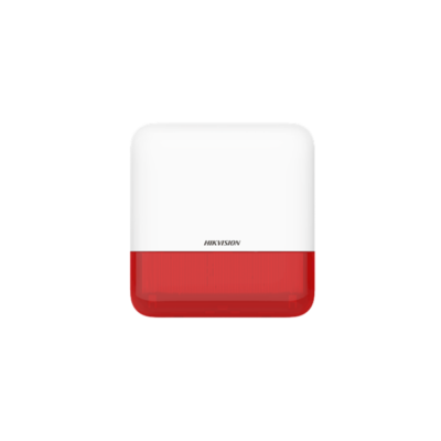 HIKVISION DS-PS1-E-WE/Red Kültéri vezeték nélküli sziréna AX Pro központhoz