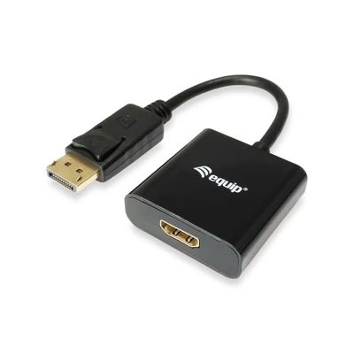 EQUIP EQUIP133438 DisplayPort - HDMI átalakító; apa/anya; Full HD; 15 cm kábel