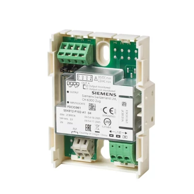 SIEMENS FDCIO361 Cerberus FIT címezhető I/O modul; 1 bemenet / 1 kimenet