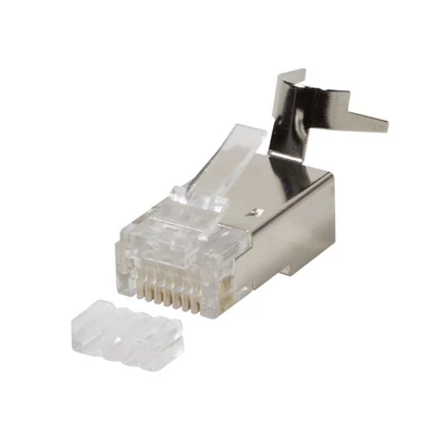 VEZ MP0033 RJ45 csatlakozó Cat6, Cat6A, Cat7, Cat7A kábelre, árnyékolt, 50db/csomag