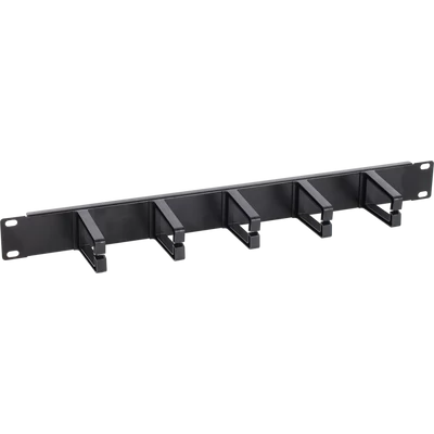 PULSAR RAOK-1P 19" kábel rendező panel; 1U; vízszintes; műanyag