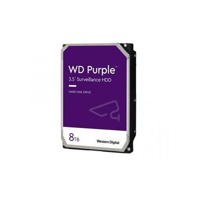 WESTERN DIGITAL WD84PURZ WD Purple; 8 TB biztonságtechnikai merevlemez; 24/7 alkalmazásra; 5640 rpm; nem RAID kompatibilis