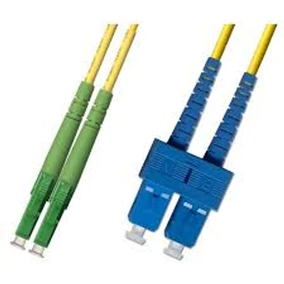 LINKEASY LCA-SCU-SM-15M-D Duplex patch kábel 2 x LC/APC + 2 x SC/UPC csatlakozóval, duplex core 9/12