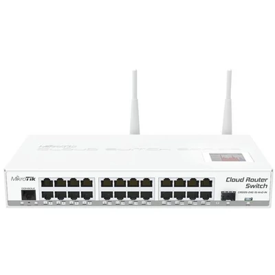 MIKROTIK CRS125-24G-1S-2HnD-IN Cloud Router Switch 125-24G-1S-IN with Atheros AR9344 CPU, 128MB RAM,