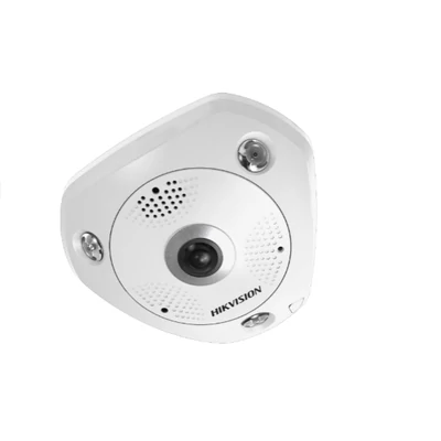 HIKVISION DS-2CD63C5G0E-IS(2mm)(B) 12 MP 360° IR Smart IP panorámakamera; hang és riasztás be- és ki