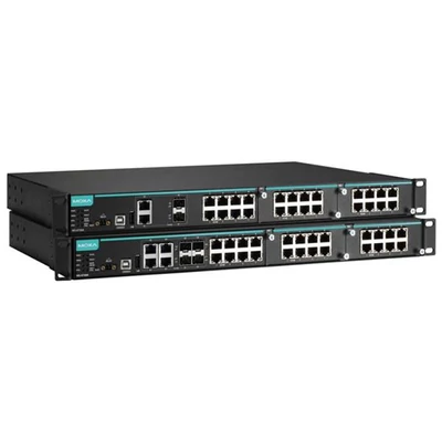 MOXA IKS-6726A-2GTXSFP-24-24-T Modular managed Ethernet switch with 8 10/100BaseT or 100/1000BaseSF