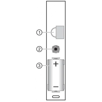 SATEL AGD-100 ABAX vezeték nélküli üvegtörés-érzékelő; fehér
