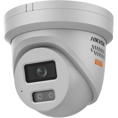 HIKVISION DS-2XC3386G0H-LISU/SL(PA)(2.8mm) IP, Turret kamera, 8MP, Fix obj. IR-Fehér LED 30m, Kétirá