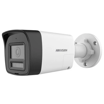 HIKVISION DS-2CE16D0T-LXTS (2.8mm) 2 MP fix mini THD csőkamera; IR/láthatófény; kétirányú audio; han