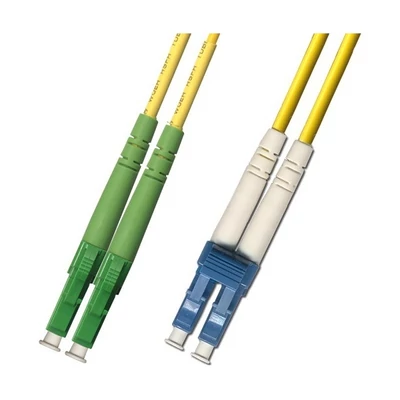 LINKEASY LCA-LCU-SM-2M-D Duplex patch kábel 2 x LC/APC + 2 x LC/UPC csatlakozóval, duplex core 9/125