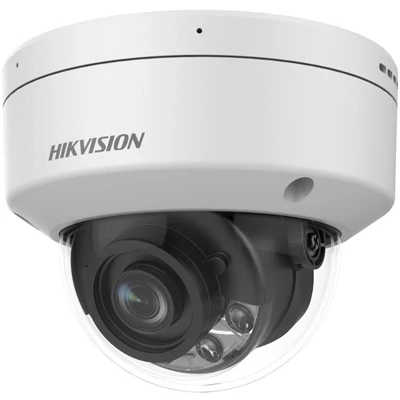 HIKVISION iDS-2CD5D87G2/V-XS(2.8mm) IP, Dóm kamera, 8MP, Fix obj. IR-Fehér LED 40m, SD fogl., Kétirá