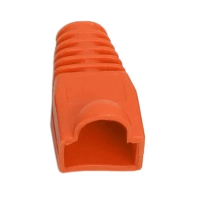 VEZ 05230NA-100 Törésgátló RJ45 csatlakozóhoz , narancssárga, 100db/csomag