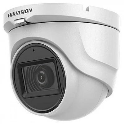 HIKVISION DS-2CE76H0T-ITMFS(2.8mm) Analóg HD, Turret kamera, 5 MP, Fix objektív, Value, fém házas, 4 in 1, mikrofon, EXIR 30m