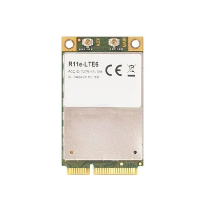 MIKROTIK R11e-LTE6 2G/3G/4G/LTE miniPCI-e card with carrier aggregation support