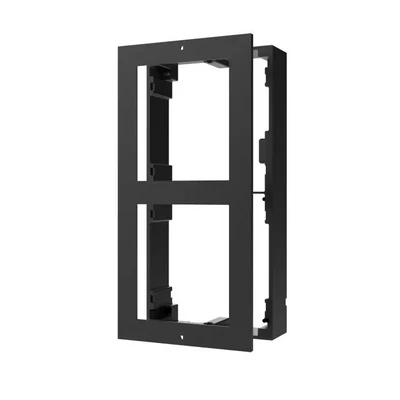 HIKVISION DS-KD-ACW2/Black Moduláris IP video-kaputelefon szerelőkeret felületre; 2 modulos, fekete