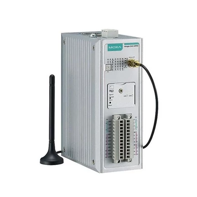 MOXA ioLogik 2542-HSPA-T Srmart Remote I/O with 4 AIs, 12 DIOs, -40 to 75°C