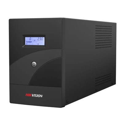 HIKVISION DS-UPS2000-R Szünetmentes tápegység;2000 VA/1200 W;LCD kijelző;2 db beépített akkumulátor
