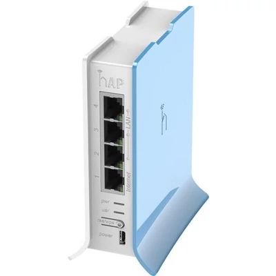 MIKROTIK hAP Lite (RB941-2nD-TC) hAP Lite with 650MHz CPU, 32MB RAM, 4xLAN, built-in 2.4Ghz 802.11b/