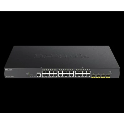 D-LINK DGS-1250-28XMP 28 Port 10-Gigabit Smart Managed PoE Switch, 4x10G SFP+ ports