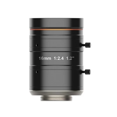 HIKROBOT MVL-KF1624M-25MP Objektív; 16 mm fix fókusztávolság; 25 MP; F2.4-F16; 1.2"; C-menet