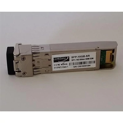 LINKEASY SFP-10GB-SR SFP+ modul, 10GBaseSR/SW, 850nm, 300M távolság, 070 hőm. tart., DDM funkció