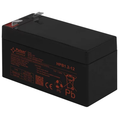 PULSAR HPB1.2-12 Akkumulátor 12V 1,2 Ah; HPB széria; T1 csatlakozó
